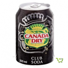  Canada Dry Club Soda Can  300 ml