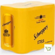 Schweppes Tonic Water 300ml Can x...